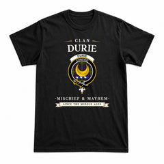 Durie Tartan Crest Mischief and Mayhem T-shirt