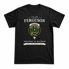 Ferguson Tartan Crest Mischief and Mayhem T-shirt