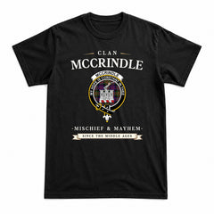 McCrindle Tartan Crest Mischief and Mayhem T-shirt