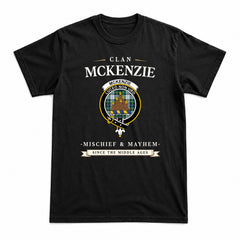 McKenzie Dress Ancient Tartan Crest Mischief and Mayhem T-shirt