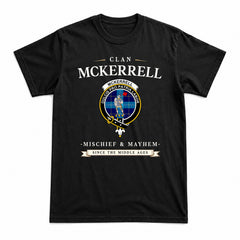 McKerrell Tartan Crest Mischief and Mayhem T-shirt