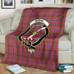 McRae Ancient Tartan Crest Blanket