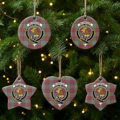 McGregor Hunting Ancient Tartan Crest Christmas Ceramic Ornament