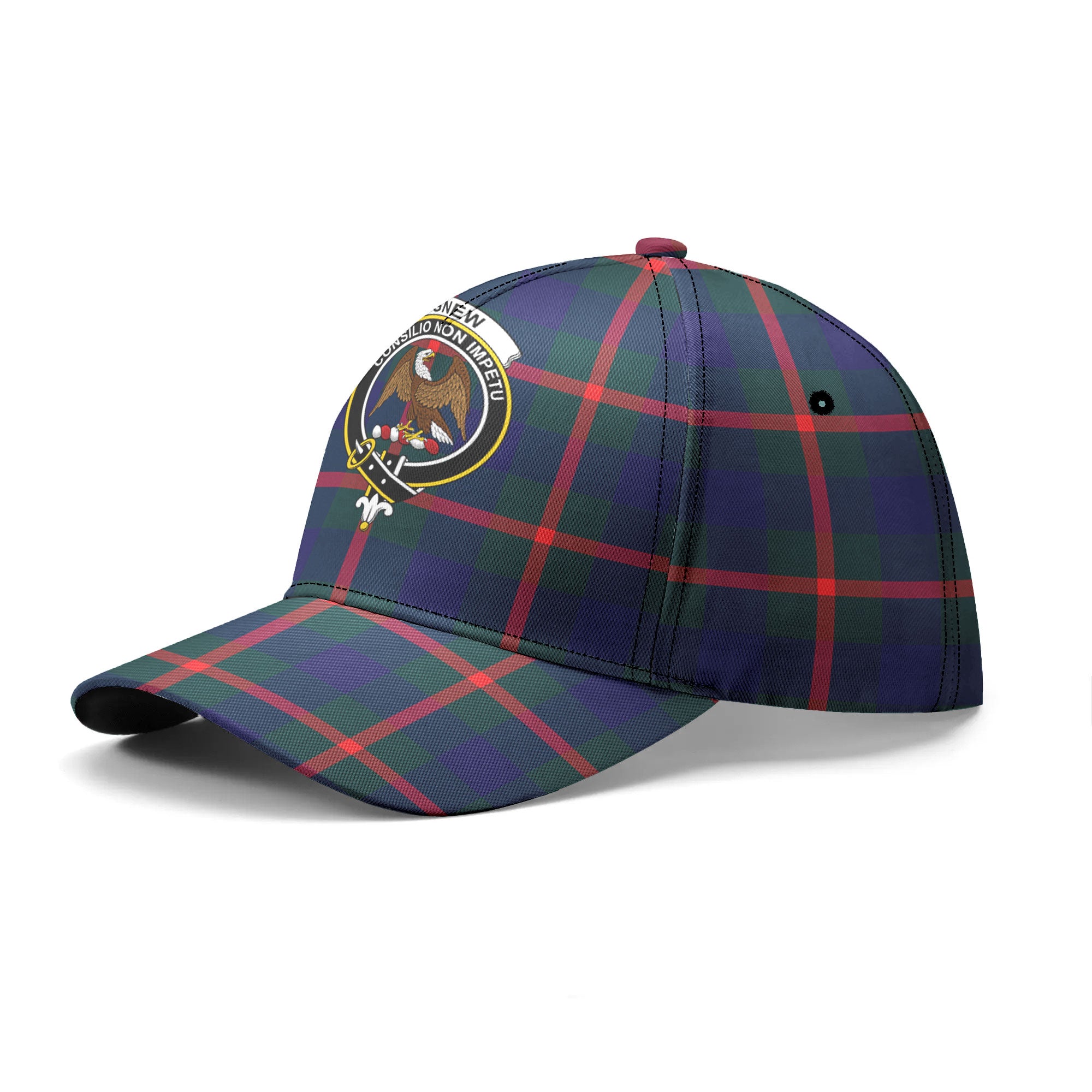 Agnew Modern Tartan Crest Classic Cap