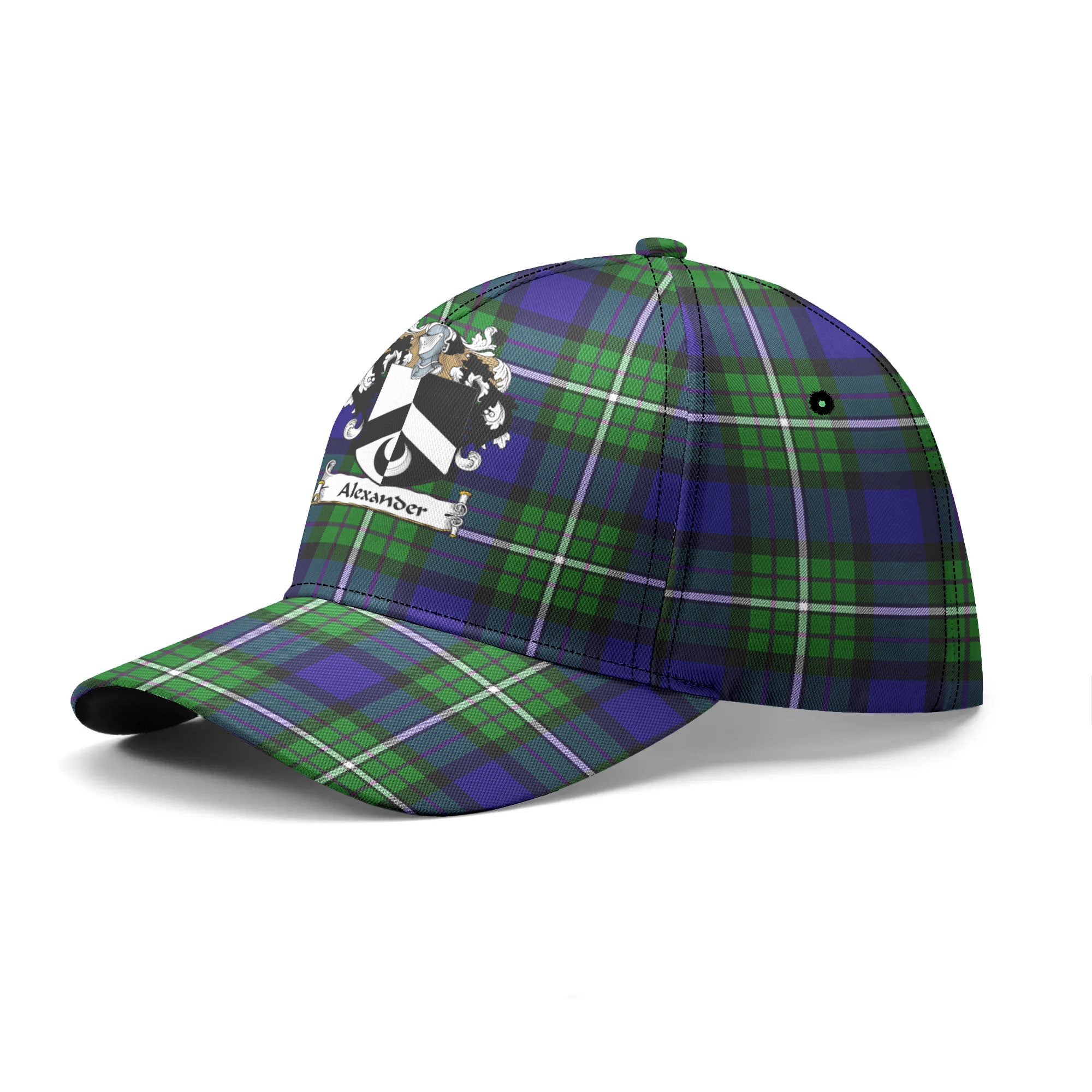 Alexander Tartan Coat of Arms Classic Cap