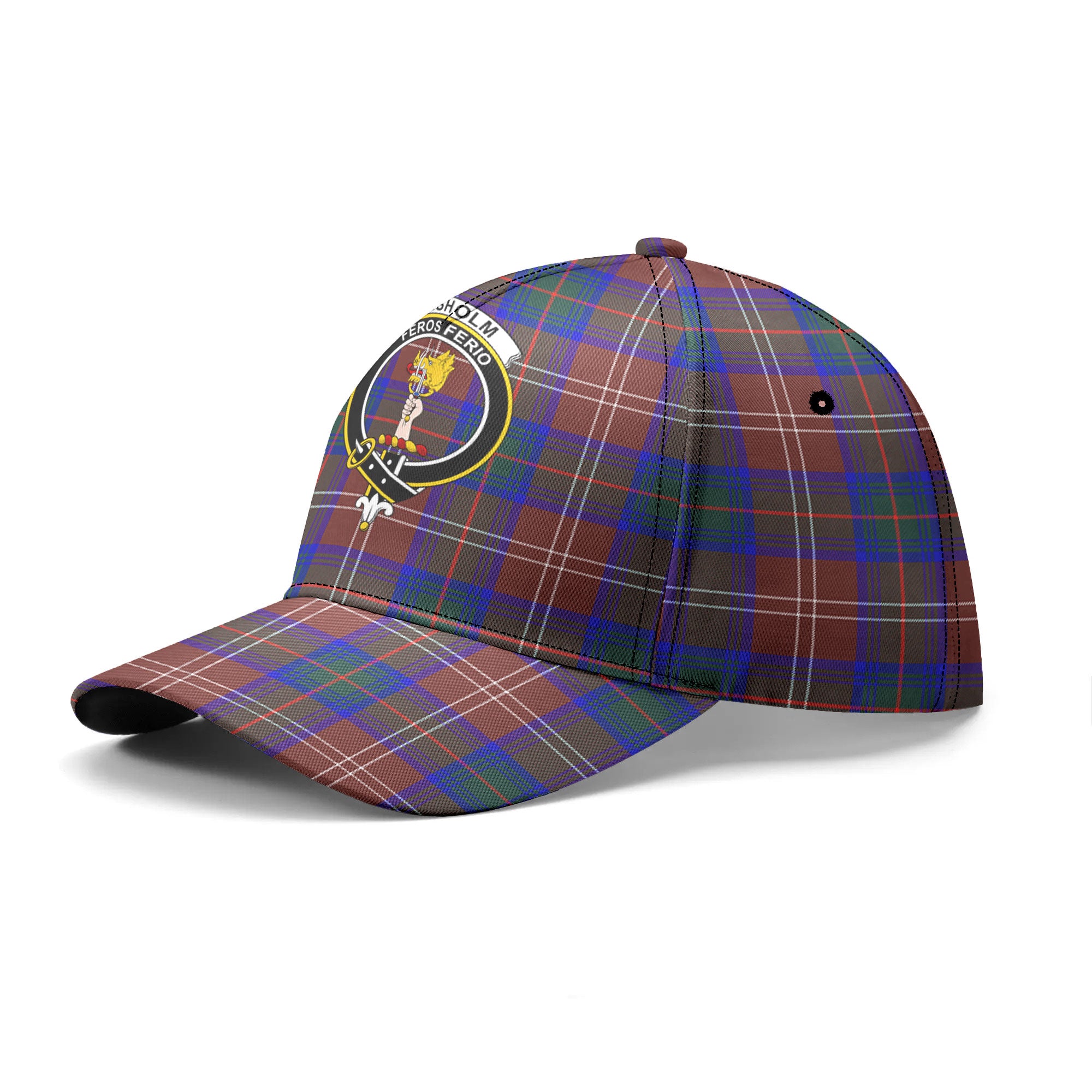 Chisholm Hunting Modern Tartan Crest Classic Cap