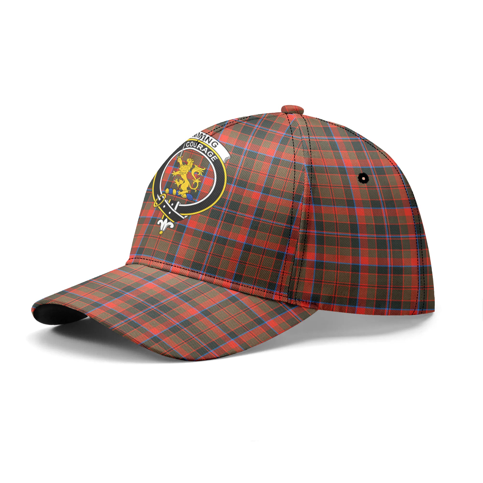 Cumming Hunting Weathered Tartan Crest Classic Cap