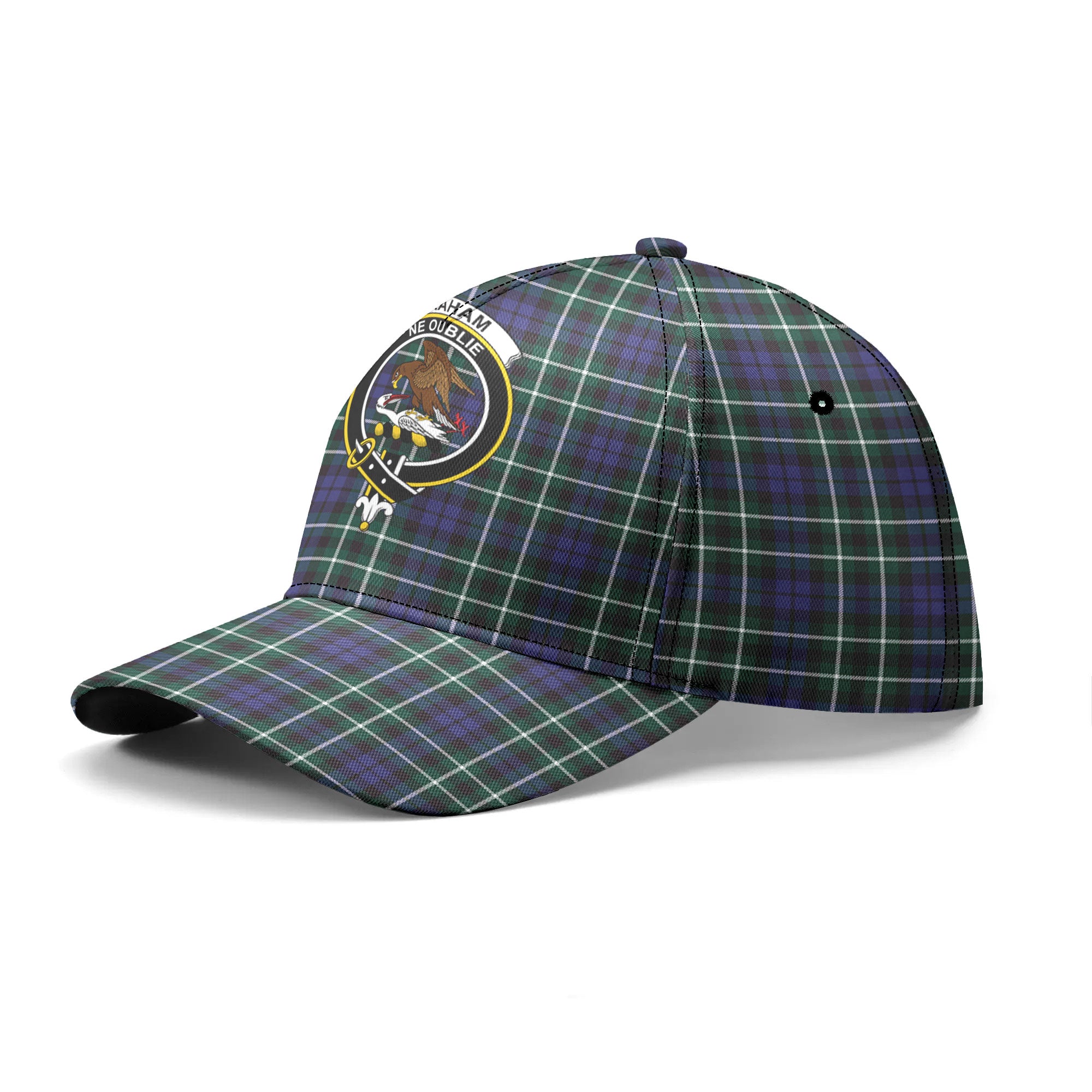 Graham of Montrose Modern Tartan Crest Classic Cap