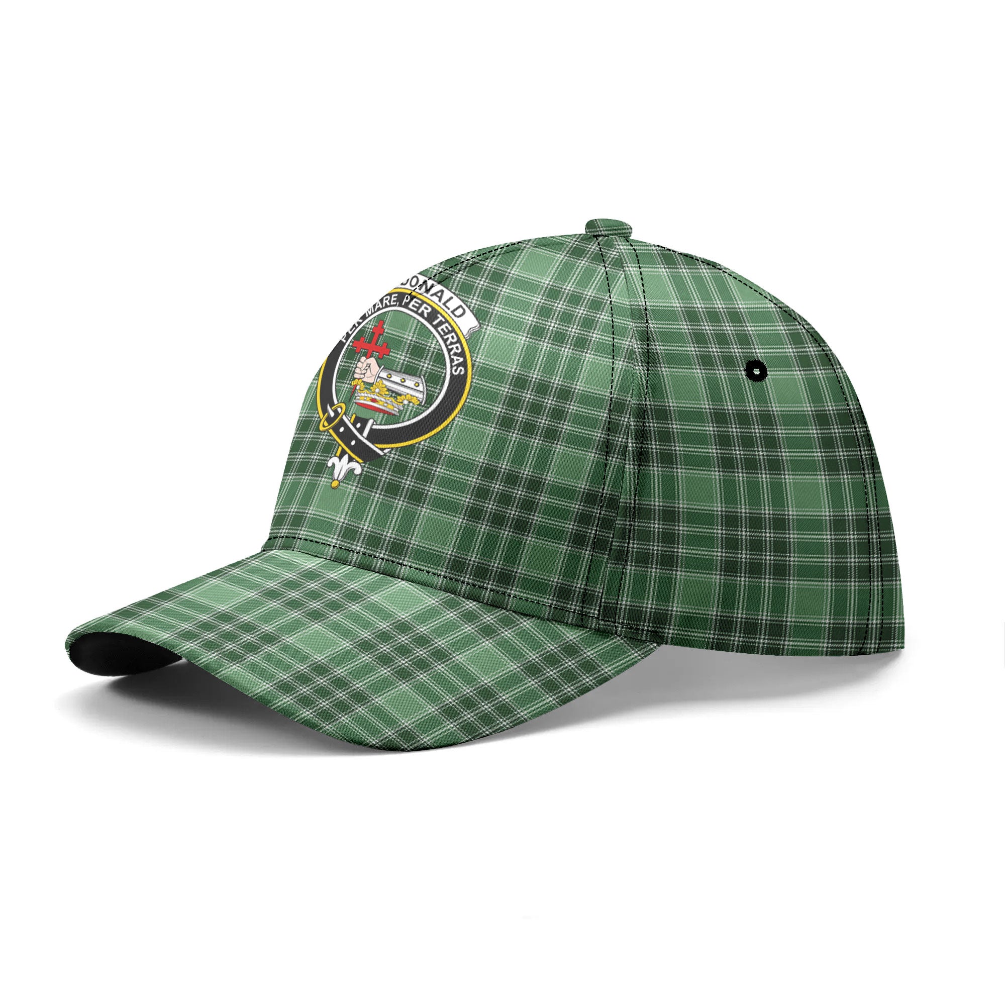 MacDonald Lord of the Isles Hunting Tartan Crest Classic Cap