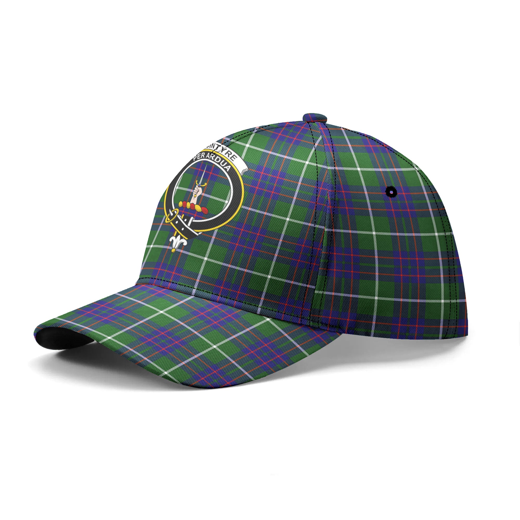 MacIntyre Hunting Modern Tartan Crest Classic Cap