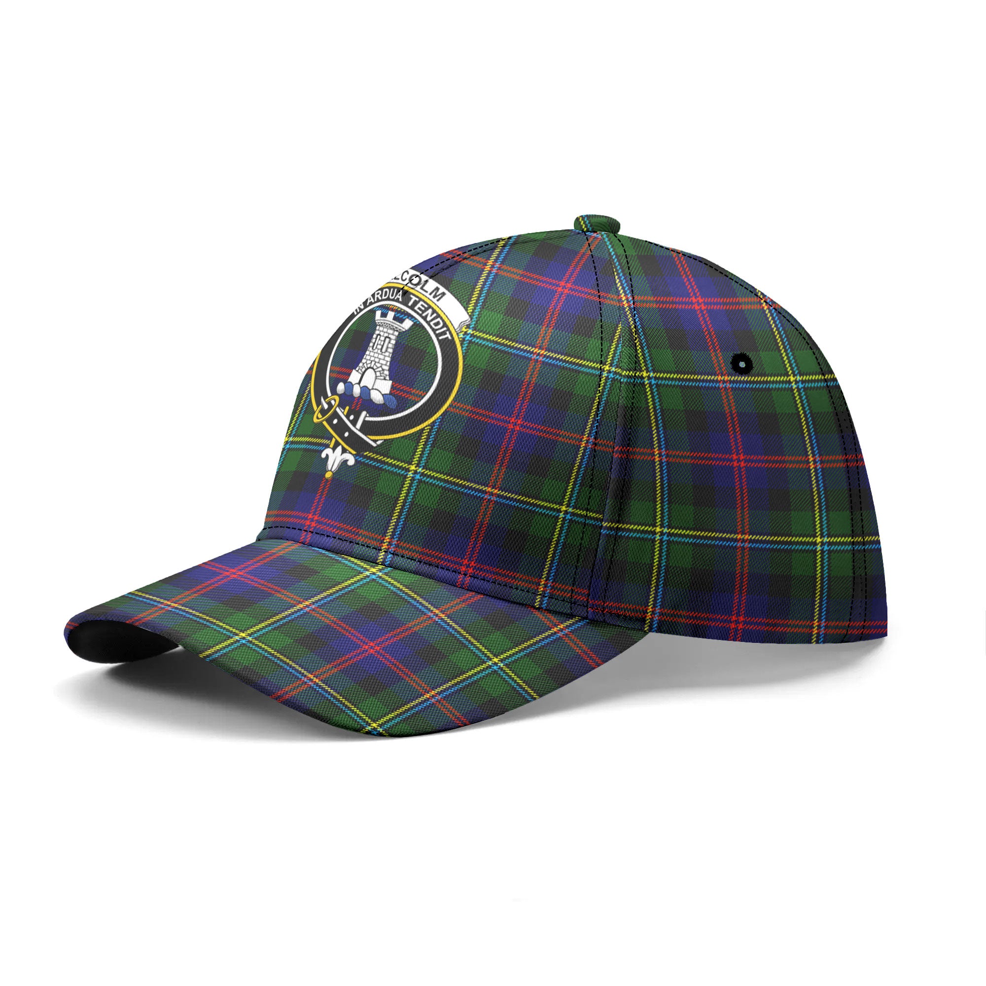 Malcolm (or MacCallum) Tartan Crest Classic Cap