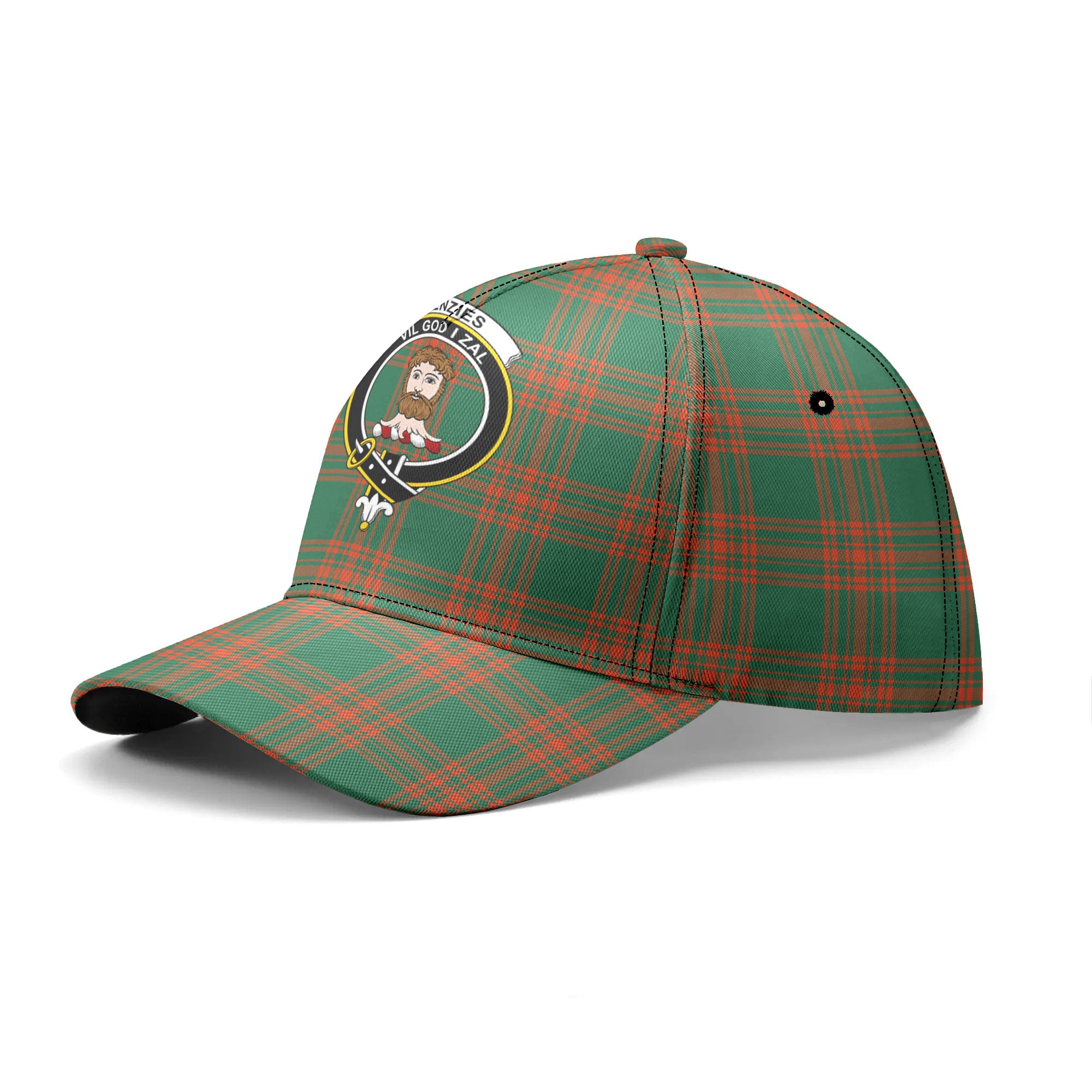 Menzies Green Ancient Tartan Crest Classic Cap