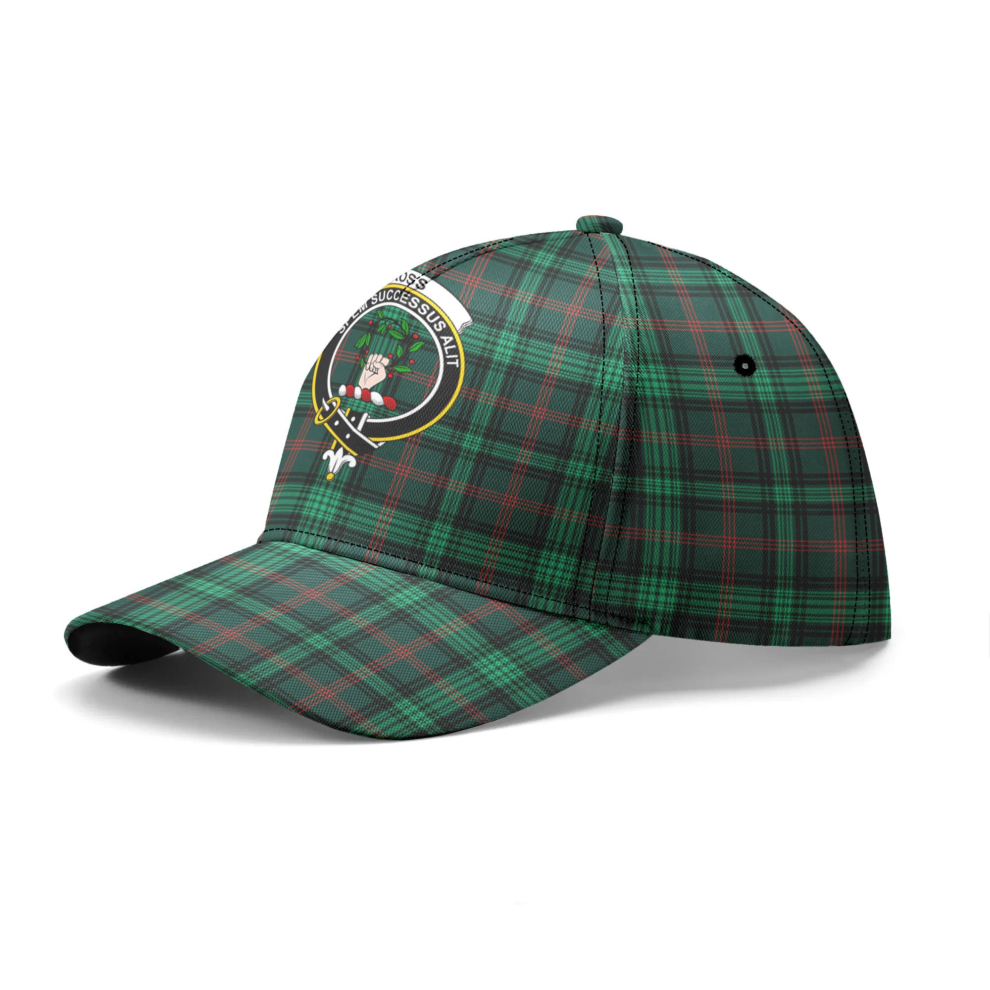 Ross Hunting Modern Tartan Crest Classic Cap