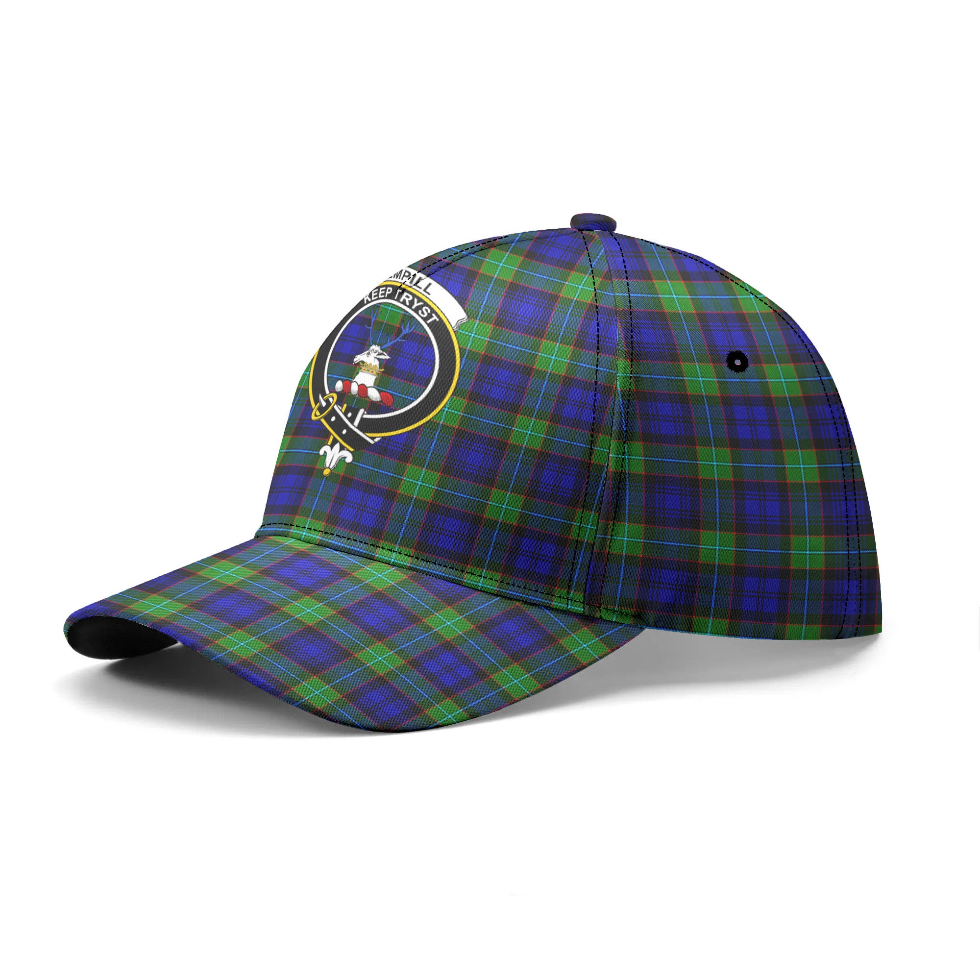 Sempill Modern Tartan Crest Classic Cap