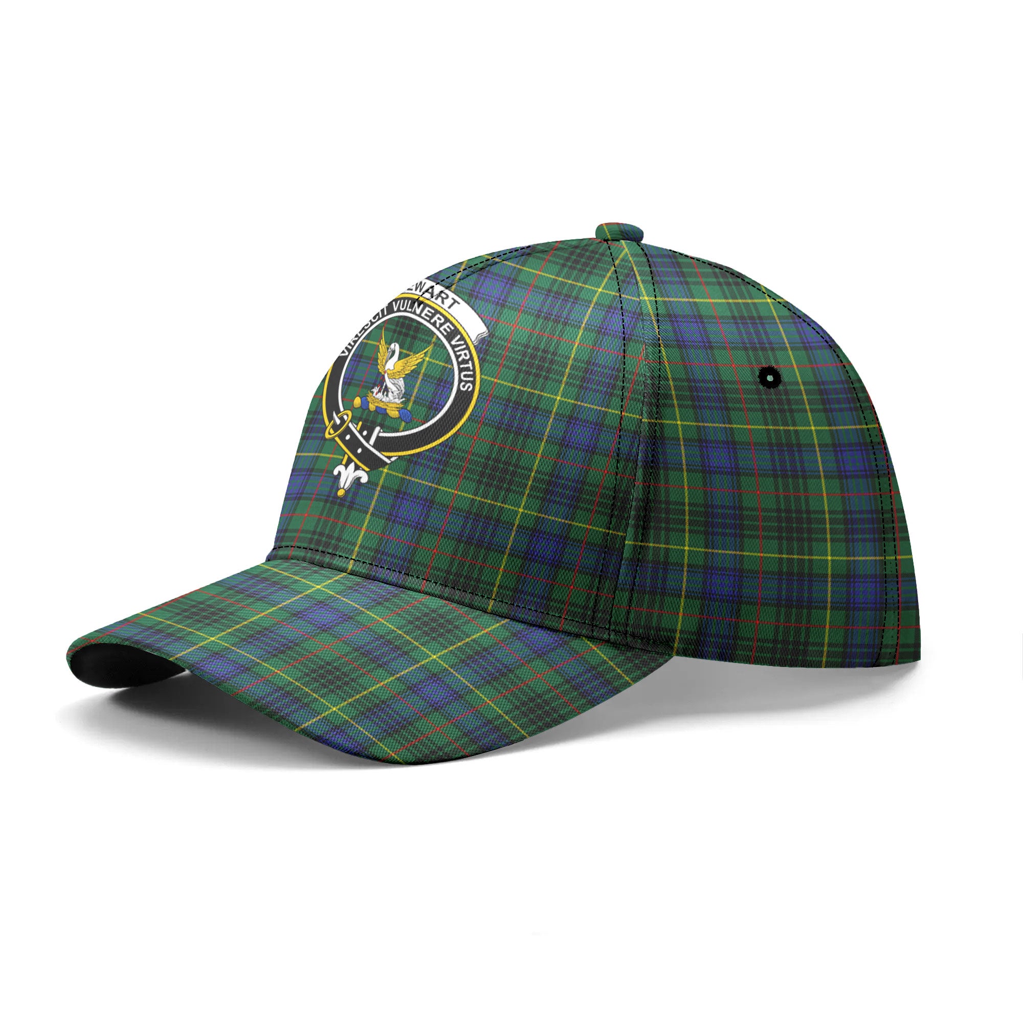 Stewart Hunting Modern Tartan Crest Classic Cap