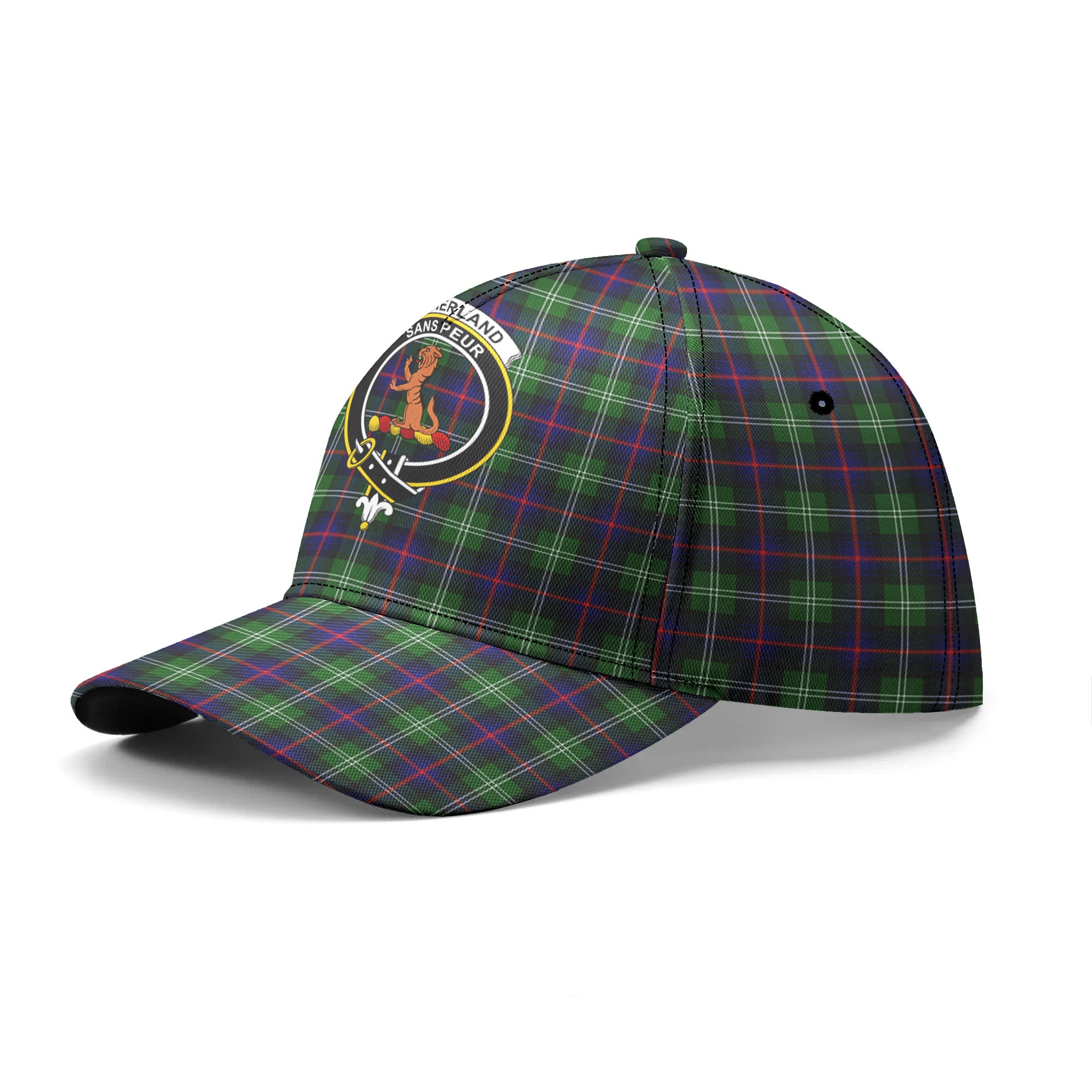 Sutherland Modern Tartan Crest Classic Cap