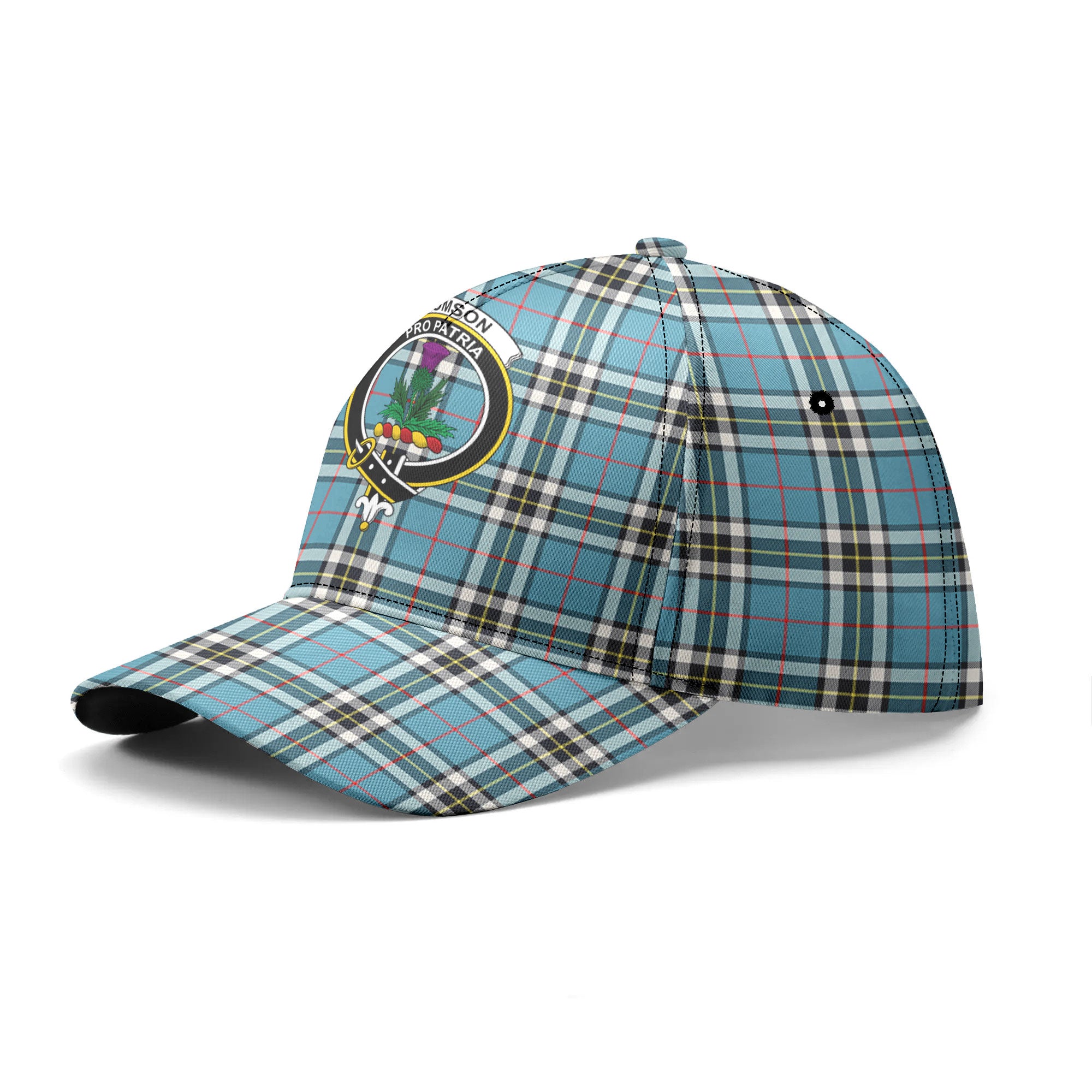 Thomson Blue Tartan Crest Classic Cap