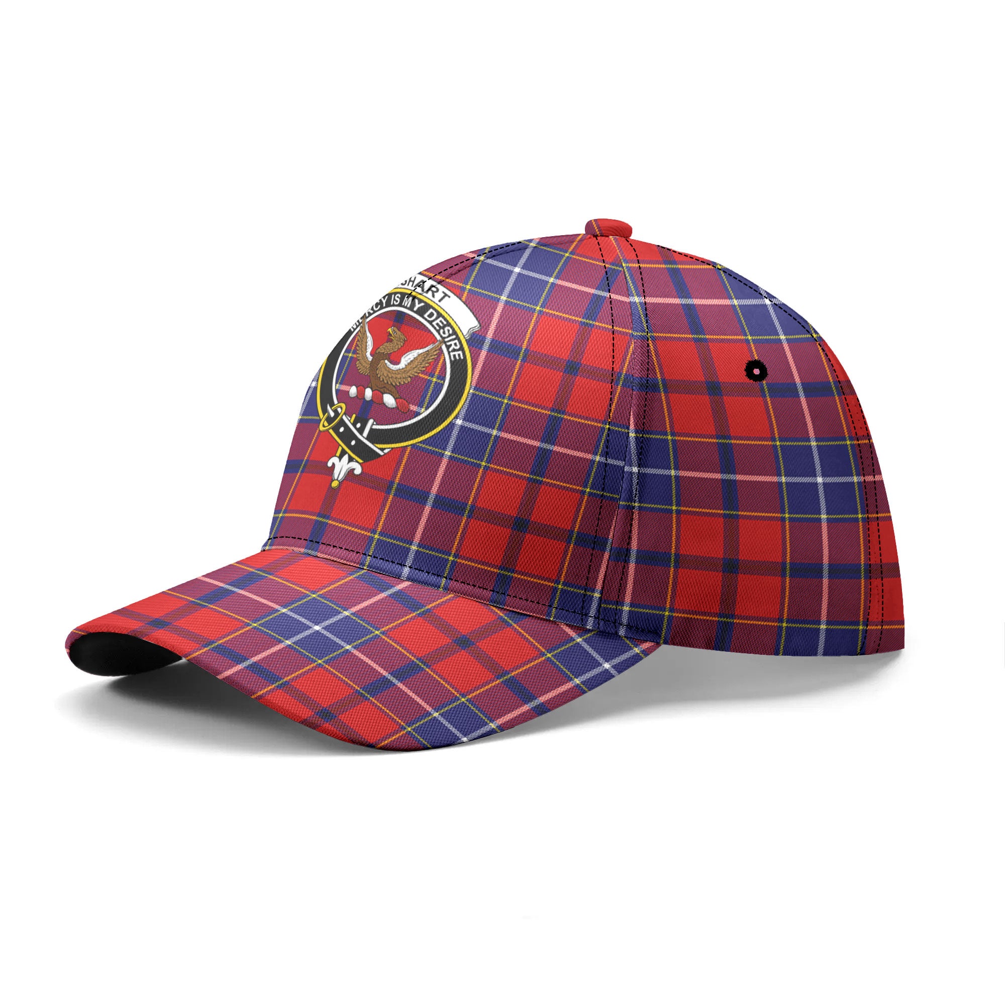 Wishart Dress Tartan Crest Classic Cap