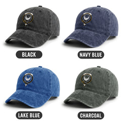 Leask Crest Washed Classic Cap