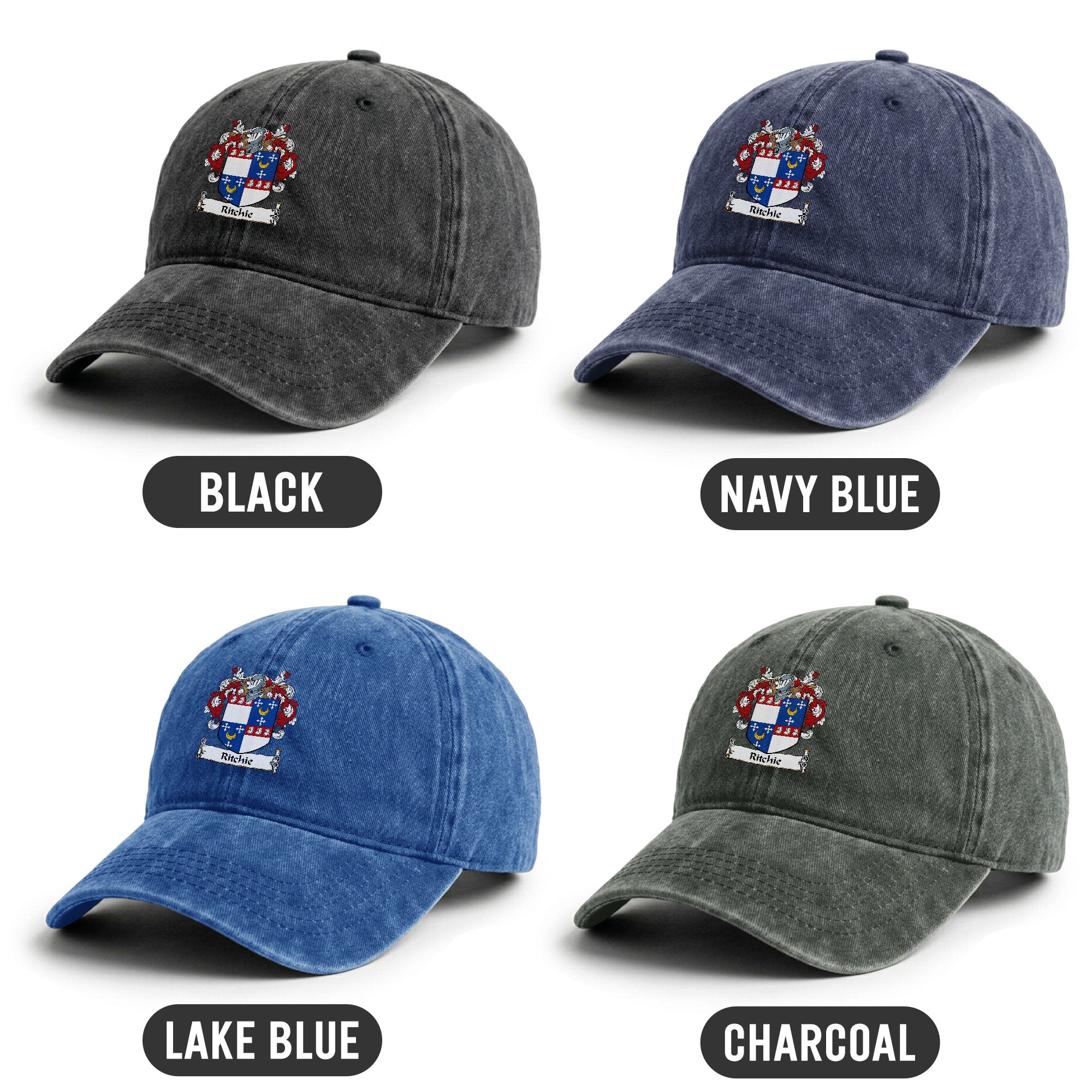 Richie Coat of Arms Washed Classic Cap