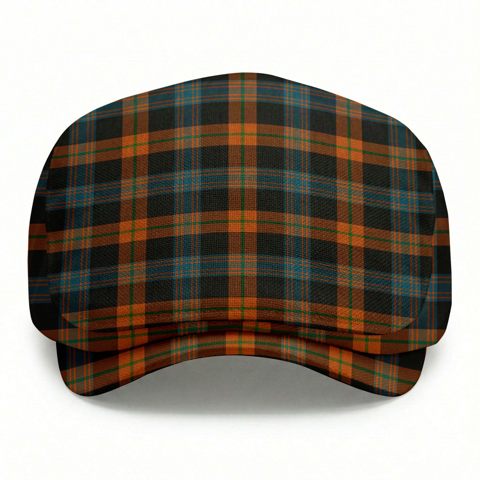 Brown Ancient Tartan Flat Caps
