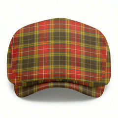 Buchanan Old Set Weathered Tartan Flat Caps