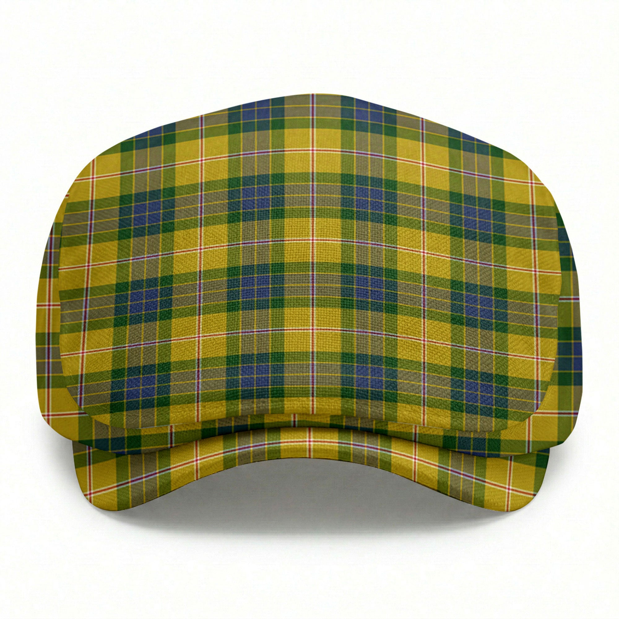 Fraser (of Lovat) Yellow Tartan Flat Caps