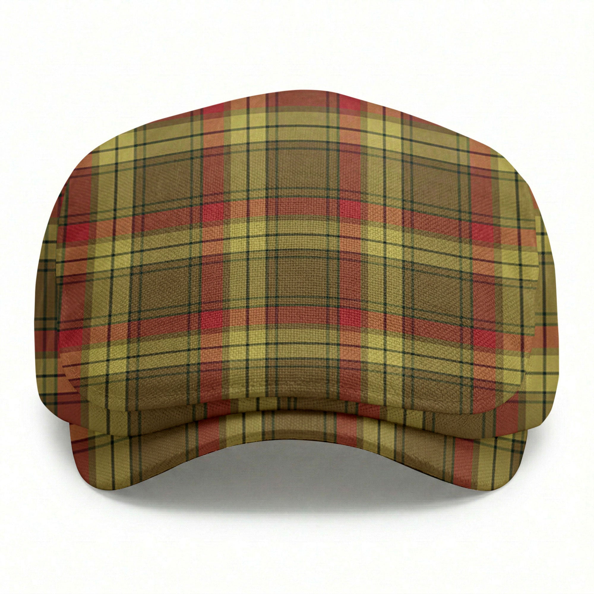 McMillan Old Weathered Tartan Flat Caps