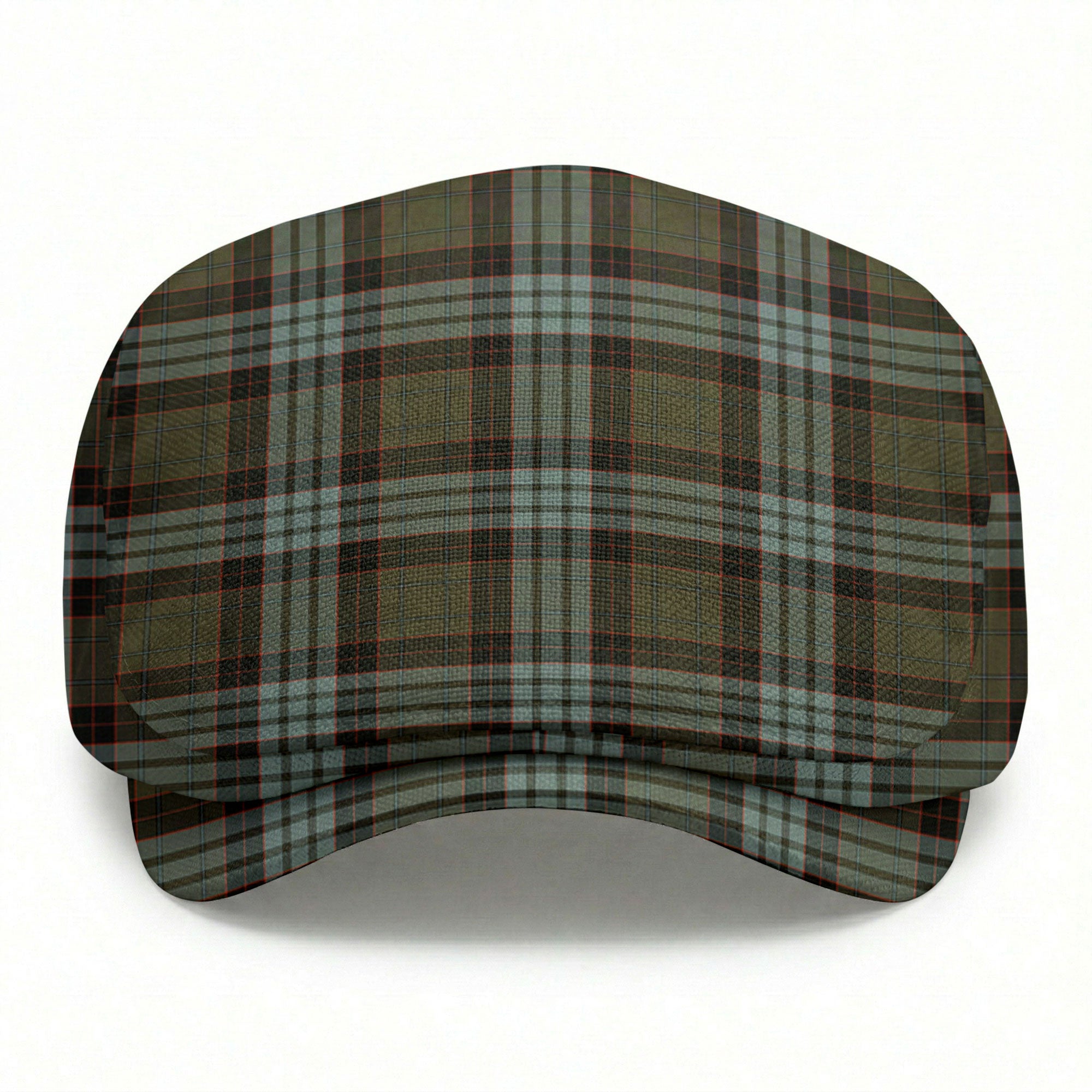 Stewart Old Weathered Tartan Flat Caps