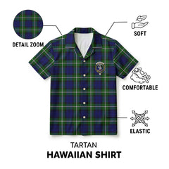 Bannerman Tartan Crest Hawaiian Shirt