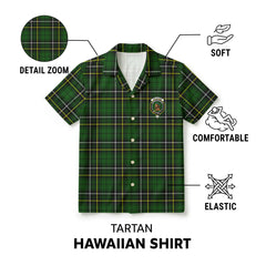MacAlpine Modern Tartan Crest Hawaiian Shirt