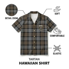 MacKay Weathered Tartan Crest Hawaiian Shirt