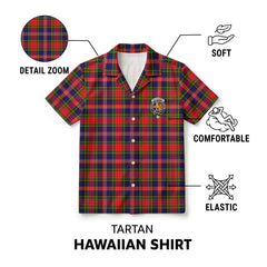 MacPherson Modern Tartan Crest Hawaiian Shirt