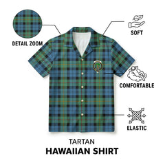 McEwan Ancient Tartan Crest Hawaiian Shirt