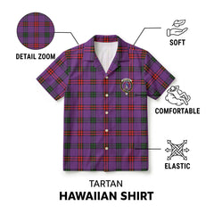 Montgomery Modern Tartan Crest Hawaiian Shirt