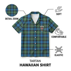 Smith Ancient Tartan Crest Hawaiian Shirt