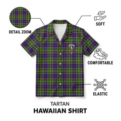 Whiteford Tartan Crest Hawaiian Shirt