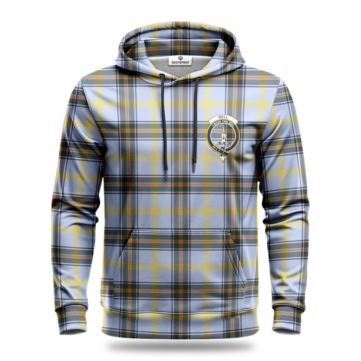 Bell of the Borders Tartan Crest Hoodie