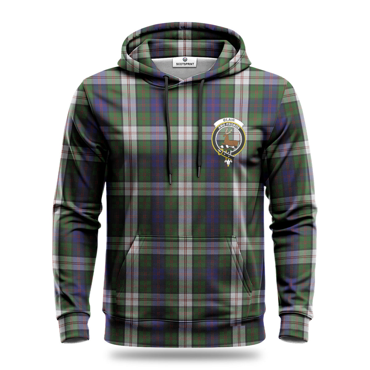 Blair Dress Tartan Crest Hoodie