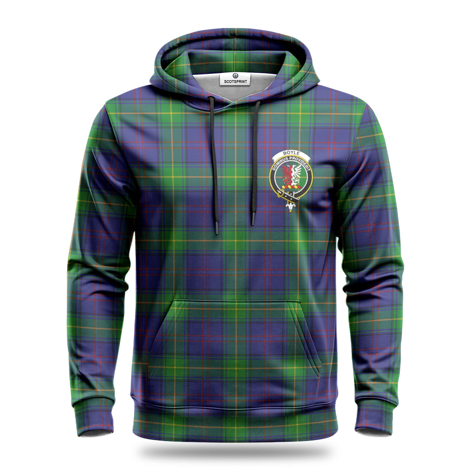 Boyle Tartan Crest Hoodie