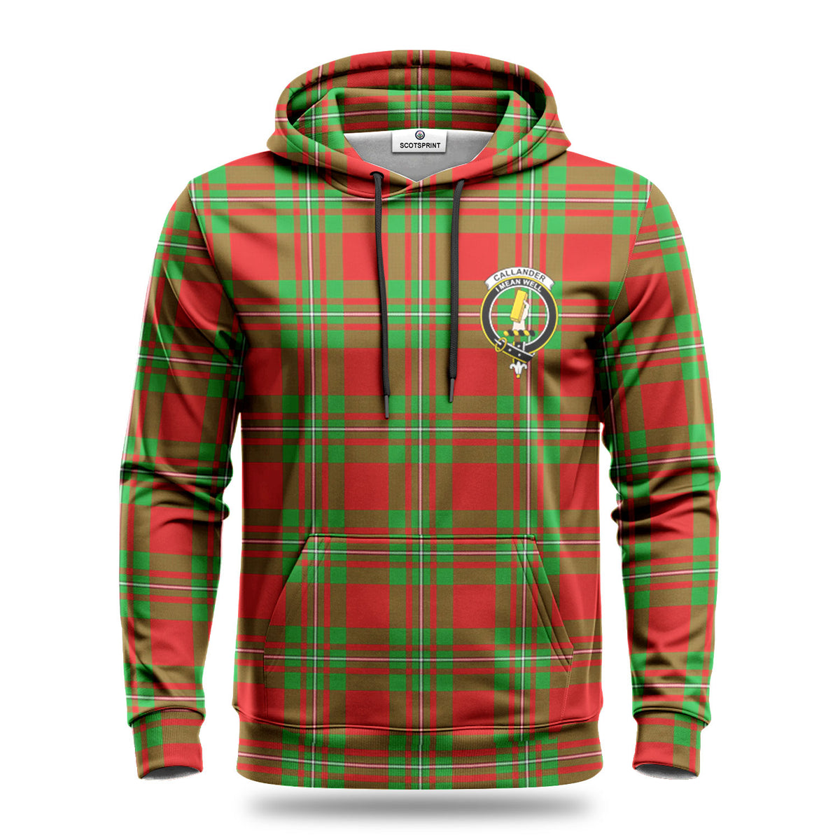 Callander Tartan Crest Hoodie