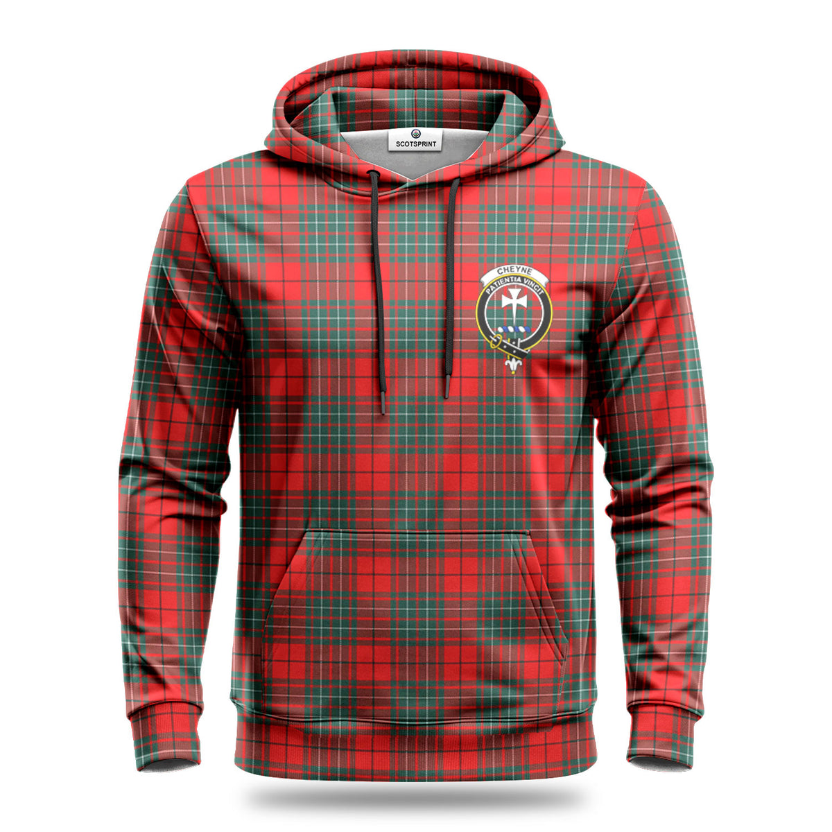 Cheyne Tartan Crest Hoodie