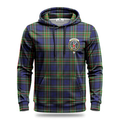 Colquhoun Modern Tartan Crest Hoodie