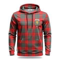 Cumming Modern Tartan Crest Hoodie