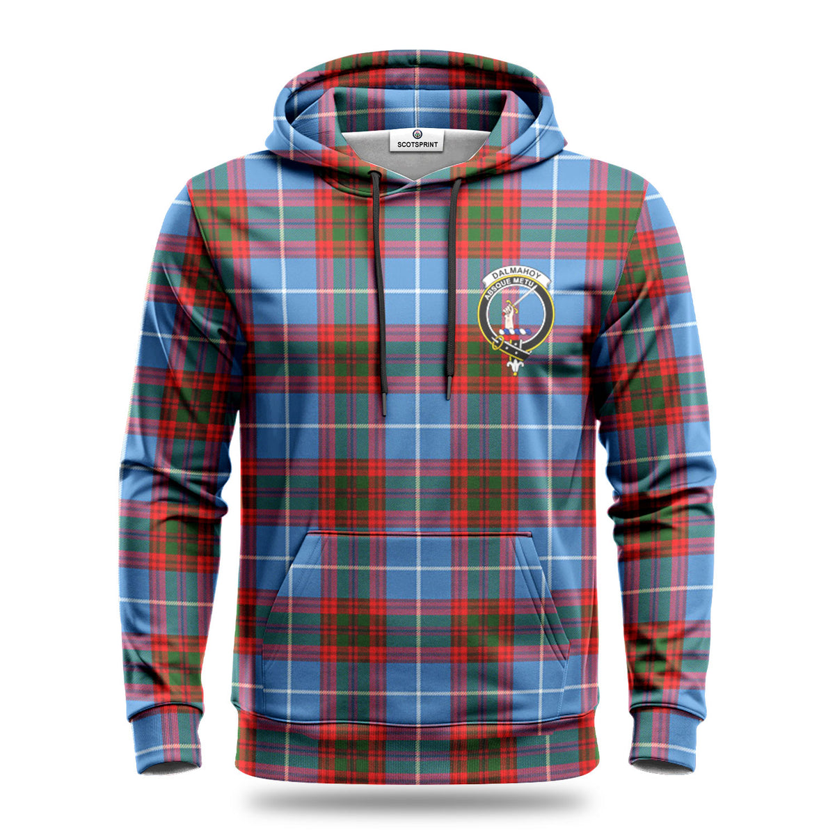 Dalmahoy Tartan Crest Hoodie