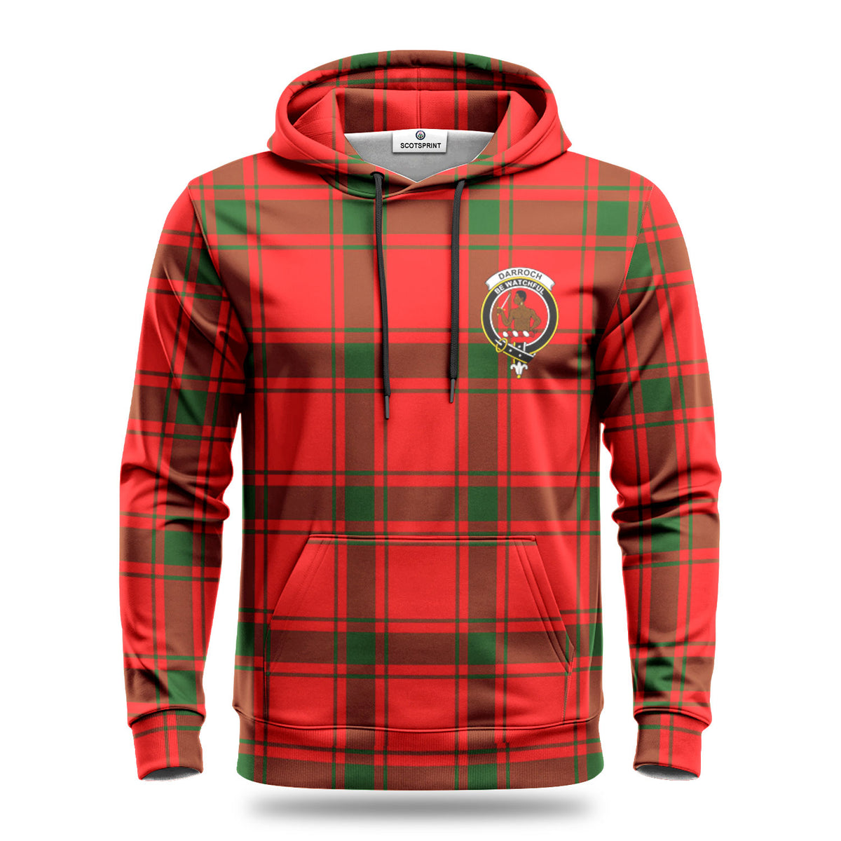 Darroch (Gourock) Tartan Crest Hoodie