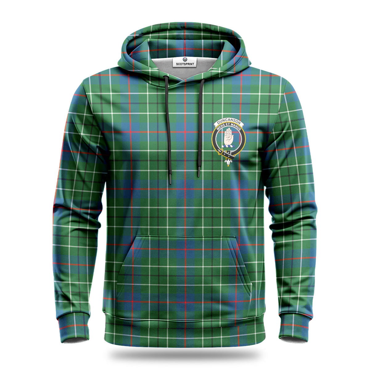 Duncanson Tartan Crest Hoodie