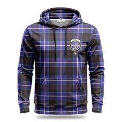 Dunlop Modern Tartan Crest Hoodie