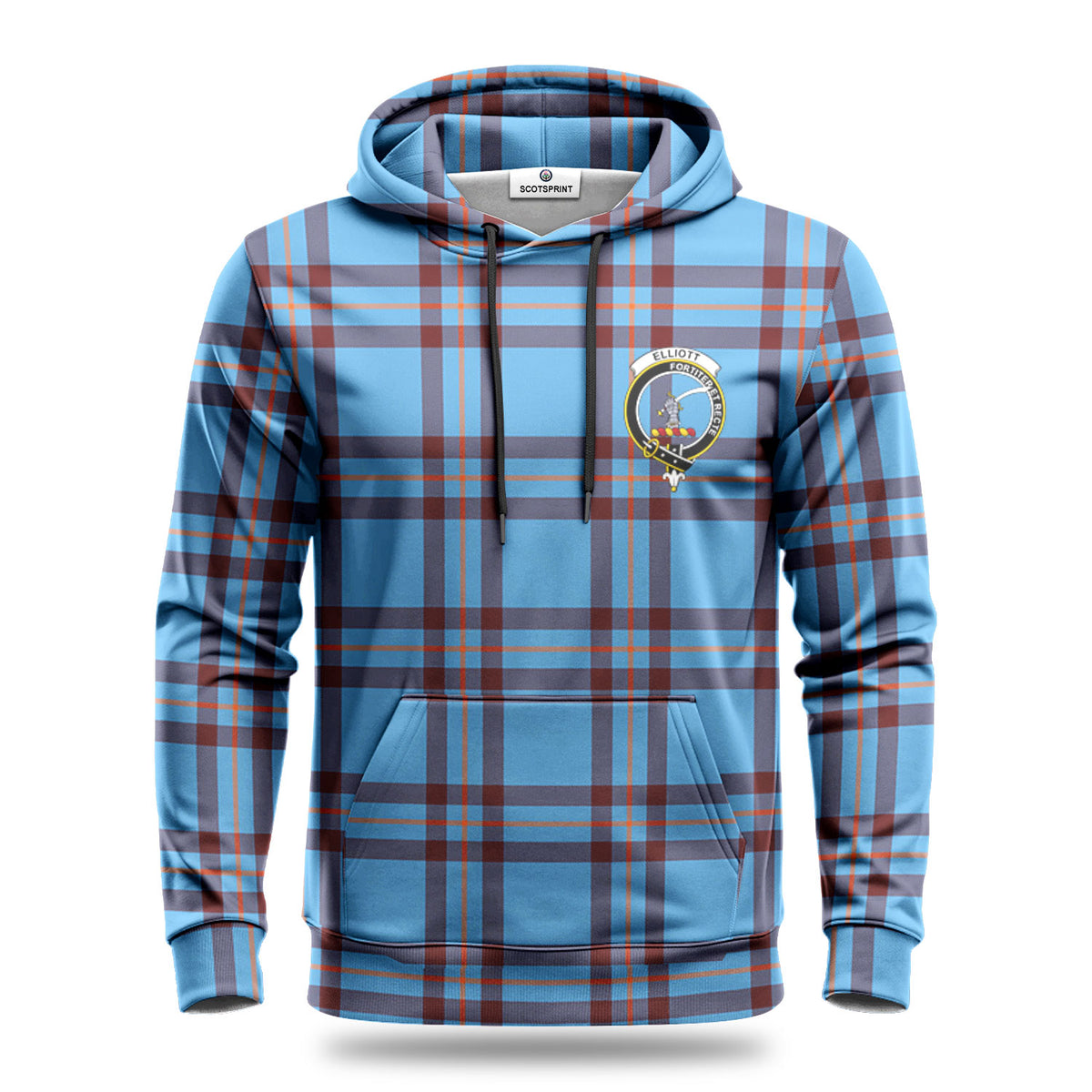 Elliott Ancient Tartan Crest Hoodie