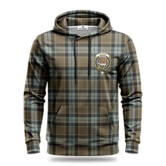 Graham of Menteith Weathered Tartan Crest Hoodie